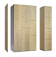 Wooden lockers and laminate lockers