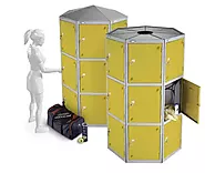 Probe Pod lockers the space saving locker solution