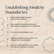 Set clear boundaries for a healthy life