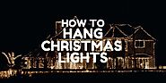 How to Hang Exterior Christmas Lights - Green Eco Solutions