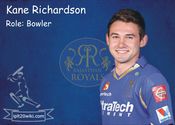 Kane Richardson- Rajasthan Royals