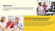 Make Will Preparation by Expert of ChoksiTax