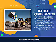 Bad Credit Equipment Financing