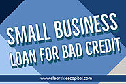 Small Business Loan With Bad Credit