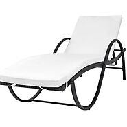 Sun Lounger with Cushion - Furniturre