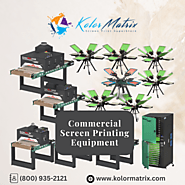 Get The Best Comercial Screen Printing Equipments