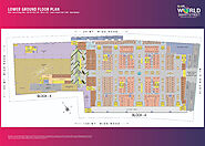 Supermarket Floor Plan of Gaur World Smartstreet - Unit Floor Plan