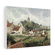 Knocke Village 1894 by Camille Pissarro Stretched Canvas | Etsy