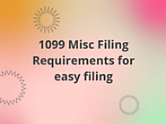 1099 Misc Filing Requirements for easy filing | Efile 1099 MISC Form 2021