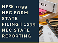 New 1099 NEC Form State Filing | 1099 NEC State Filing Requirements