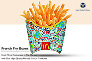 Grab More Customers in The Market with Our High-Quality Printed French Fry Boxes