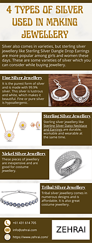 4 Types Of Silver Used In Making Jewellery