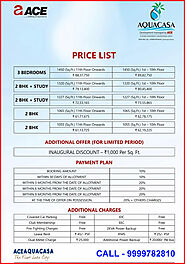 Ace Aqua Casa Noida Extension - Latest Price List 2022