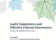 Audit Committees and Effective Climate Governance: A Guide for Boards of Directors - TCFD Knowledge Hub