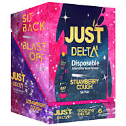 Delta 8 Disposables 6 Pack Strawberry Cough - Just Delta