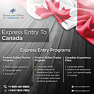 Explore Express Entry Canadian Immigration With Suma Law Office