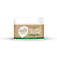 Website at https://justcbdstore.uk/product/buy-cbd-relief-cream/