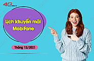 Lịch khuyến mãi MobiFone T12/2021: Tặng tiền, data, hòa mạng mới