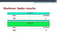 SHALIMAR GAME | SHALIMAR GAME RESULT | SHALIMAR GAME CHART 2020 | SHALIMAR SATTA GAME