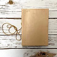 CUSTOM LEATHER JOURNALS - BLUSH 5X7 – Soothi