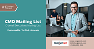 CMO Email List | CMO Executives Business Database | CMO Mailing List