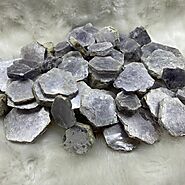 Shop Online Lepidolite Raw Coin | Mountain Aura Crystals