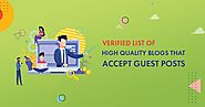 140 Free guest posting sites to submit guest posts [2019 verified list]