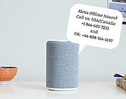 Is your Alexa is Offline? Call us: +1 844-601-7233