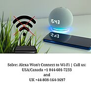 Alexa Won't Connect To Wi-Fi Issue | +1 844-601-7233