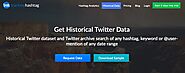 Historical Twitter data using Trackmyhashtag