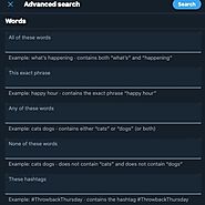 Extract Historical Twitter data using Twitter Advanced Search techniques :