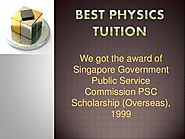singapore physics tuition