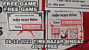 Time bazar today 26-11-2021 | Time bazar matka | time bazar jodi | time bazar |time bazar vip matka|