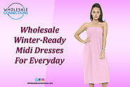 Wholesale Winter-Ready Midi Dresses For Everyday