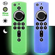Firestick Remote Cover Case (Glow In The Dark) Compatible With Fire TV Stick 4K Alexa Voice Remote Control