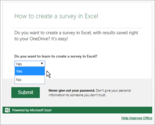 How to create a survey using Excel | Office 365 Ninja