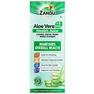 Buy Zandu Aloe Vera Health Juice - For Digestive Health, Skin & Liver Function, Immunity Booster Online at Best Price...