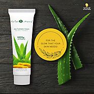 Aloe Turmeric Cream Netsurf for glow & moistens facial skin, Vitamin Therapy