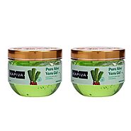 Kapiva Ayurveda Pure Aloe Vera Hydrating Face Gel Pack Of 2: Buy Kapiva Ayurveda Pure Aloe Vera Hydrating Face Gel Pa...