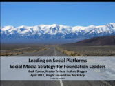 Leadership on Social Media Platforms