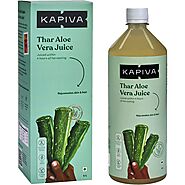 Buy KAPIVA THAR ALOE VERA JUICE (WITH PULP) | REJUVENATES SKIN AND HAIR | NATURAL JUICE MADE WITHIN 4 HOURS OF HARVES...