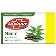 Buy Lifebuoy Soap Bar Neem Aloe Vera 100 Better Skin Protection 125 Gm Online At Best Price - bigbasket