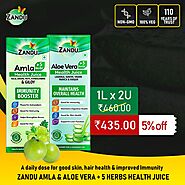 Amla (1L) & Aloe-vera (1L) Herbs Juice Combo