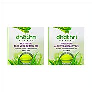 Buy Dhathri Moisturizing Aloe Vera Beauty Gel - 100gm (pack of 2) Online at Low Prices in India | Dhathri Moisturizin...