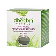 Buy Dhathri Ayurveda Herbal Moisturizing Aloe Vera Beauty Gel Online at Best Price | Distacart