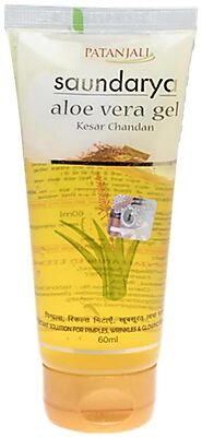 Buy Patanjali Saundarya Aloe Vera Gel Kesar Chandan 60 ml Online at Low Prices in India - Paytmmall.com