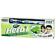 Dabur Herbal Aloe Vera Gel Toothpaste(1P) - Shinjuku Halal Food & Electronics