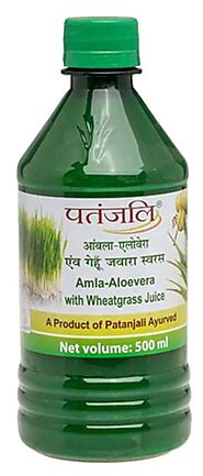 Buy Patanjali Amla Aloevera Juice Wheat Grass 500 ml Immunity/Immunity Booster Online at Low Prices in India - Paytmm...