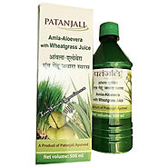 Patanjali Amla Aloevera Juice at Rs 100/piece | Sector 7 | Delhi| ID: 19091387262