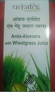 Patanjali Amla Aloe Vera With Wheat Grass Juice at Best Price in Delhi, Delhi | Panch Amrit foods